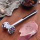 thumbnail image 1 of Herramienta para ablandador de carne: martillo para bistec de material de aleación de zinc, ablandador de carne de doble cara para triturar y ablandar filete de carne o pollo en la cocina, 1 of 5