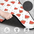 thumbnail image 3 of Naloa Hand Drawn Watermelon Car Foot Mat Set of 4 Pieces - Universal Floor Liner Neoprene Full Set Floor Mats for Cars Trucks SUV, 3 of 7