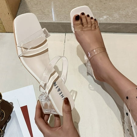 

Fashion Women Casual Shoes Breathable Thick-soled High Heels Sandals