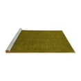 thumbnail image 2 of Ahgly Company Machine Washable Indoor Square Oriental Yellow Industrial Area Rugs, 7' Square, 2 of 4