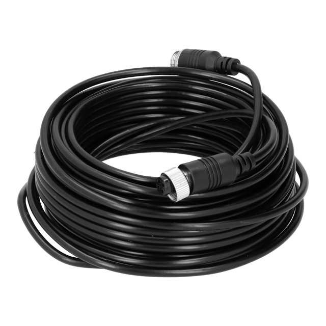 Backup Camera Extension Cable, PVC 4Pin Video Cable Extension Cable with Stable Transmission for Auto Truck Bus