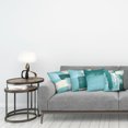 thumbnail image 3 of Ambesonne Throw Pillow Cover 4 Pack, , 24", Teal Eggshell and Sea Blue, 3 of 7