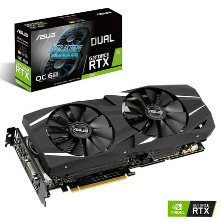 ASUS Dual RTX 2060 Overclocked 6G VR Ready Gaming Graphics Card – Turing Architecture (Dual RTX