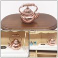 thumbnail image 4 of Brass Mini Teapot Model 2Pcs Golden for Decor with Lifelike Detailing, 4 of 4