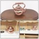 thumbnail image 4 of Brass Mini Teapot Model 2Pcs Golden for Decor with Lifelike Detailing, 4 of 4