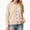 Beige, variant on Cardigans for Women Elegant Basic Knit Long Sleeve Solid Color Button-down Sweater, XL