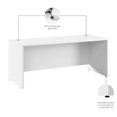 thumbnail image 3 of Hampton Heights 72W x 30D Office Desk in White - Engineered Wood, 3 of 6
