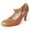 Taupe, variant on """J. Adams Pixie Mary Jane Pumps - Retro Vintage High Heels - Comfortable Oxford Dress Shoes "