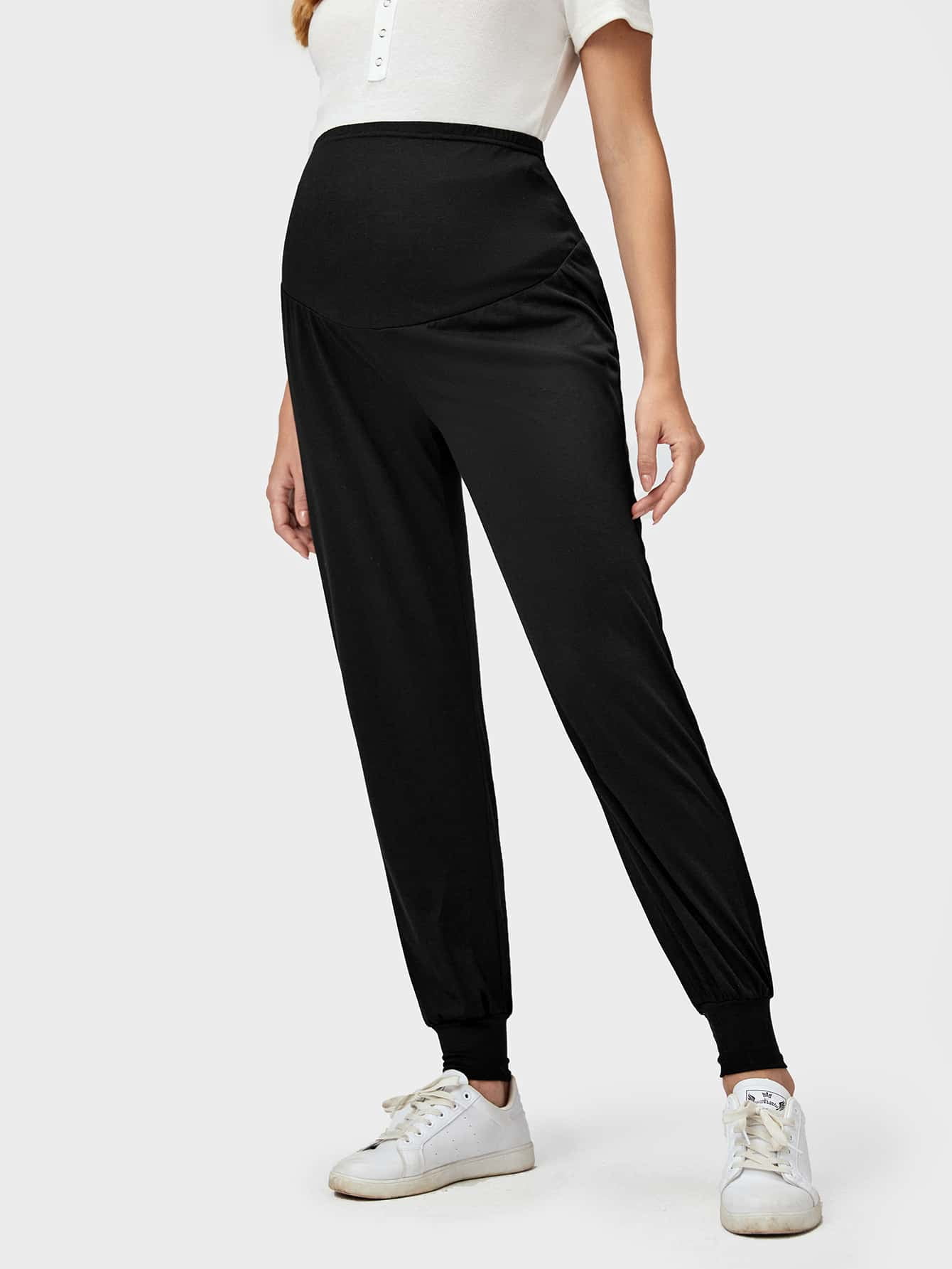 Maternity Elastic Waist Pants XXL 
