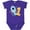 Purple, variant on Inktastic Rocket Spaceship Happy First Birthday Boys or Girls Baby Bodysuit