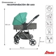 thumbnail image 3 of Carriola con Portabebe D´Bebe  Queen Menta, 3 of 7