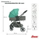 thumbnail image 3 of Carriola con Portabebe D´Bebe  Queen Menta, 3 of 7