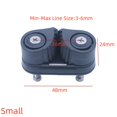 thumbnail image 1 of Nylon 2 Row Cams Cleat Bearing Rope Clamp for Pilates Equipment Marine Kayak new, 1 of 9