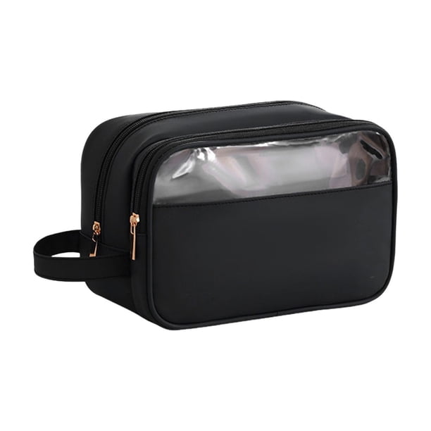 Neceser de viaje, neceser impermeable, organizador de maquillaje, almacenamiento portátil para artículos de aseo y cosméticos, neceser ligero para viajes de negocios o escapadas de fin de semana,
