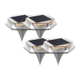 thumbnail image 1 of Luces de solar LED de 4 piezas LED LECHES de CUBIERTAS de CABINACIÓN para de GARDER DEL GARDEN , Luz blanca, 1 of 7