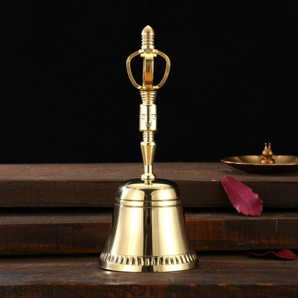 Campana de mano Macarena Cobre Meditación Ritual Dorado