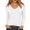 White, variant on Tqcoqu Long Sleeve Womens Tops V Neck Casual Tunic Loose Fit Basic Shirts Trendy Tops for Women 2026