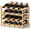 Natural, variant on Bambloom Wine Rack,Bamboo Freestanding Floor Wine Bottle Holder,4-Tier Wine Storage Racks,Natural