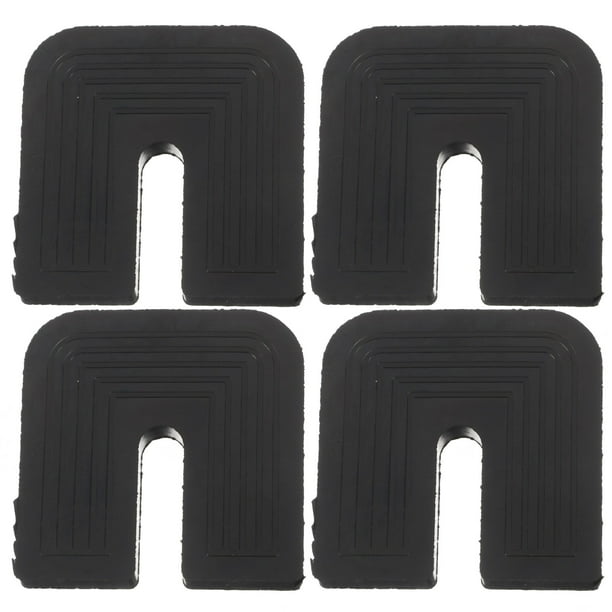 Almohadilla aislante de goma para aire acondicionado, almohadillas antivibración para unidades de aire acondicionado domésticas, máquina exterior de condensador, 4 Uds.