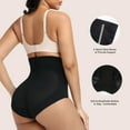 thumbnail image 4 of MISS MOLY Shapewear Tummy Control Underwear for Women Faja Body Shaper High Waist Seamless Butt Lifter Postpartum Slimming, 4 of 6