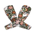 thumbnail image 2 of Easygdp Rabbits on Floral Adult Ice Silk Sunscreen Arm Cover with Thumbhole, Cooling Compression Arm Cover for Running, 2 of 8