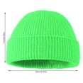 thumbnail image 1 of Minnieouse Sombreros de mujer, sombreros de Color sólido, accesorio de ropa, gorros de invierno flexibles y cómodos, gorro de punto Unisex grueso para Sombreros Rojo oscuro Minnieouse AP009139-07, 1 of 3