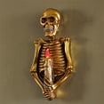 thumbnail image 5 of Lámpara de llama de calavera de luz nocturna montada en la pared decoración de Halloween para el hogar Afortunado Sencillez, 5 of 5