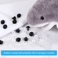 thumbnail image 4 of Ojos de seguridad Uxcell de 35 mm, 30 piezas de ojos de manualidades de plástico con película protectora, negros, 4 of 6