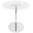 Spyra Contemporary Light Up End Table by LumiSource