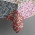 thumbnail image 5 of Pioneer Flower Floral Print Pattern Square Tablecloth,Waterproof Square Table Cover,Wipeable Spillproof Washable Table Cover for Home Kitchen Party Decor 52"x52"(132x132cm), 5 of 6