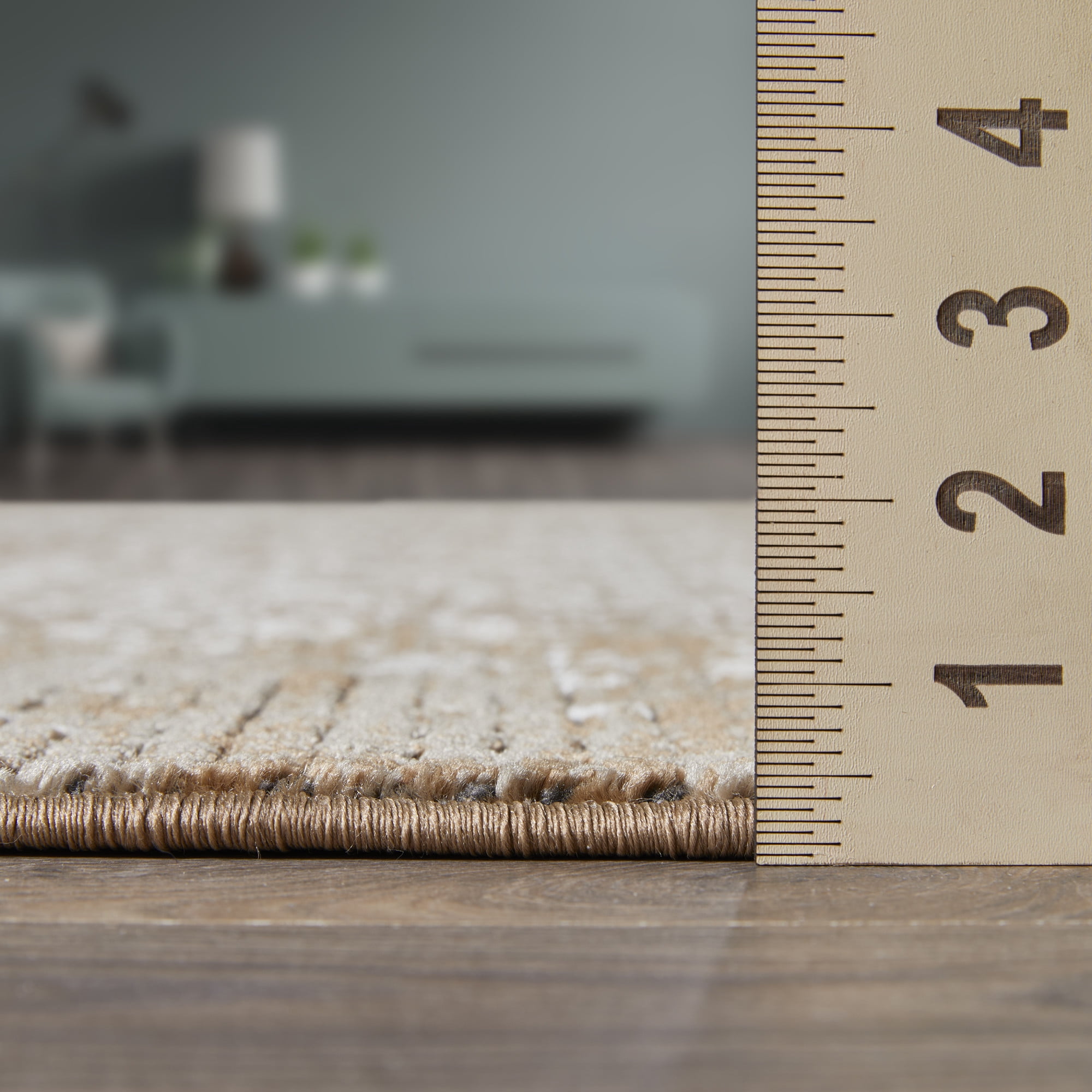 Loomaknoti Aysal Armilli 2' x 3' Brown Distressed Indoor Accent Rug