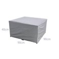thumbnail image 5 of Housse de Protection pour Meubles de Jardin - Tissu Polyester - Imperméable - Anti-UV - pour Table et Chaises - 90 x 90 x 40 cm, 5 of 5