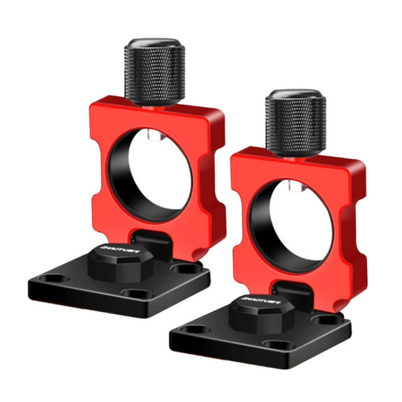 Aluminum Alloy Fishing Rod Holder Fishing Chair Tube Mount Bracket Clamp Balcony Red