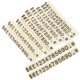 thumbnail image 4 of WORGEOUS 20pcs precio etiqueta cubo de ensamblaje ajustable fijación de precios de contador, 4 of 9