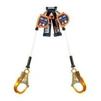 3M Nano-Lok Edge 8 ft Twin-Leg Self-Rtrct Lifeline w/Rebar Hks, EA (098-3500249)