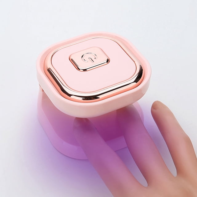 WIFKLSIIPG Nail Dryer Quick Drying Double Light Source Compact Portable Nail Dryer Manicure Lamp