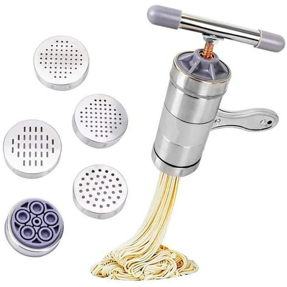 nipocaio Stainless Steel Noodle Maker,Manual Pasta Machine Stainless Steel Pasta Maker Pasta Press Noodle Machine,