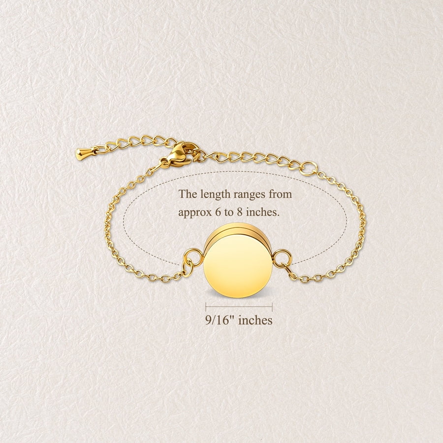 Anavia Pet Memorial Jewelry, Pet Fur Memorial Bracelet Gift for Loss of Pet, Pet Keepsake Cremation Jewelry