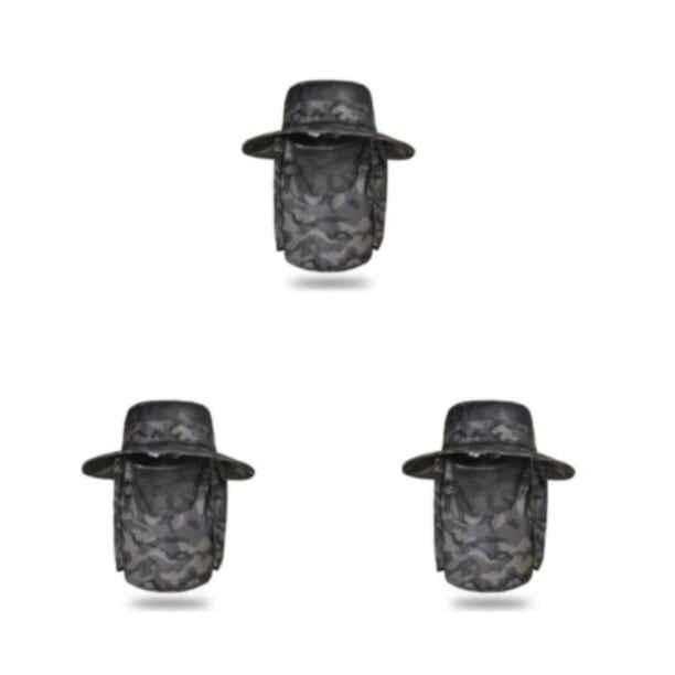 Sombrero de pescador Greeniant de poliéster para hombre transpirable elegante a prueba de sol plegable ajustable