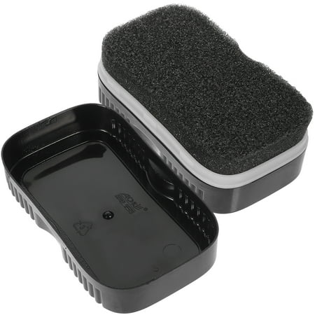 

Zonhebin Double-sided Shoe Polish Sponge Brush - High Density Cleaning Tool (Black)