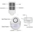 thumbnail image 2 of 120db Motion Sensor Alarm - Remote Control Wireless Alarm System Ideal Of Shop, Office, Home Security, 2 of 5