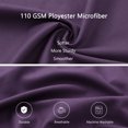 thumbnail image 4 of REGALWOVEN Brushed Microfiber Pillowcase Body Pillow Pillowcase, Standard Plum, 4 of 7