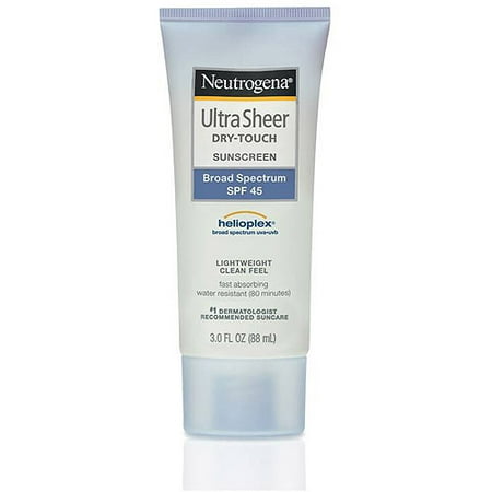 Neutrogena Ultra Sheer Dry-Touch Sunscreen Lotion Broad Spectrum SPF 45, 3 fl oz