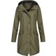 thumbnail image 1 of Puntoco Chaqueta de lluvia sólida para mujer al aire libre de talla grande impermeable con capucha impermeable a prueba de viento Puntoco Puntoco-3359, 1 of 3