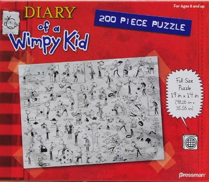 Book Three 200 Piece Jigsaw Puzzle By Pressman Toy Diary Of A Wimpy Kid Toys Games Puzzles Innovatordiaries Com