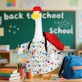 thumbnail image 4 of Back to School Goose Outfit 23" Porch Goose Statue Clothes with School Bag Hat First Day of School Porch Garden Pencil Decoration for Indoor Outdoor Garden Yard Patio Lawn, 4 of 6
