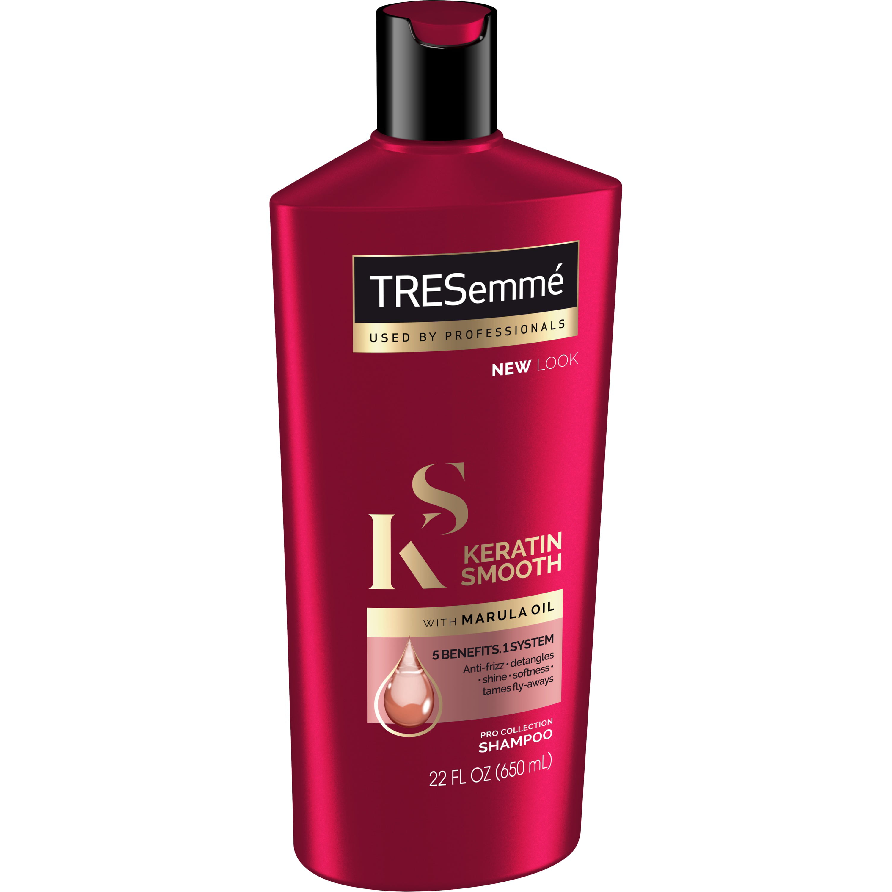 TRESemmé Pro Collection Keratin Smooth Frizz Control Detangling Daily  Shampoo, 22 fl oz - Walmart.com