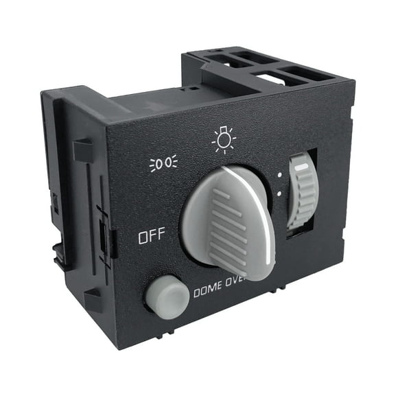 Interrupteur de Phare Compatible avec Véhicules 95-98 Chevy GMC C1500 C2500 C3500 K1500 K2500 K3500 Express1500 2500 3500 Interrupteur de Variateur de Phare et Lampe Dôme Remplace 93443101 D1523H