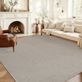 thumbnail image 5 of Funslane 8' x 10' Washable Area Rug, Modern Woven Carpet, Non-Slip & Stain-Resistant Floor Cover, for Living Room, Bedroom & Dining Room, Black Gray, 5 of 6