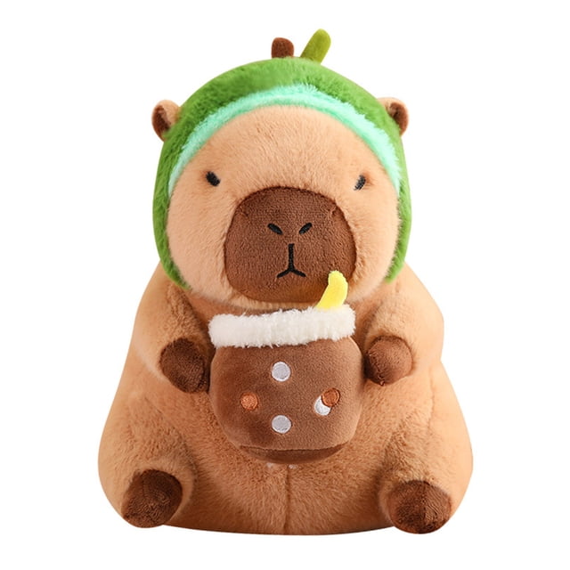 Muñeco Capibara Bsvklp 11 8 Nch Juguete Peluche Aguacate
